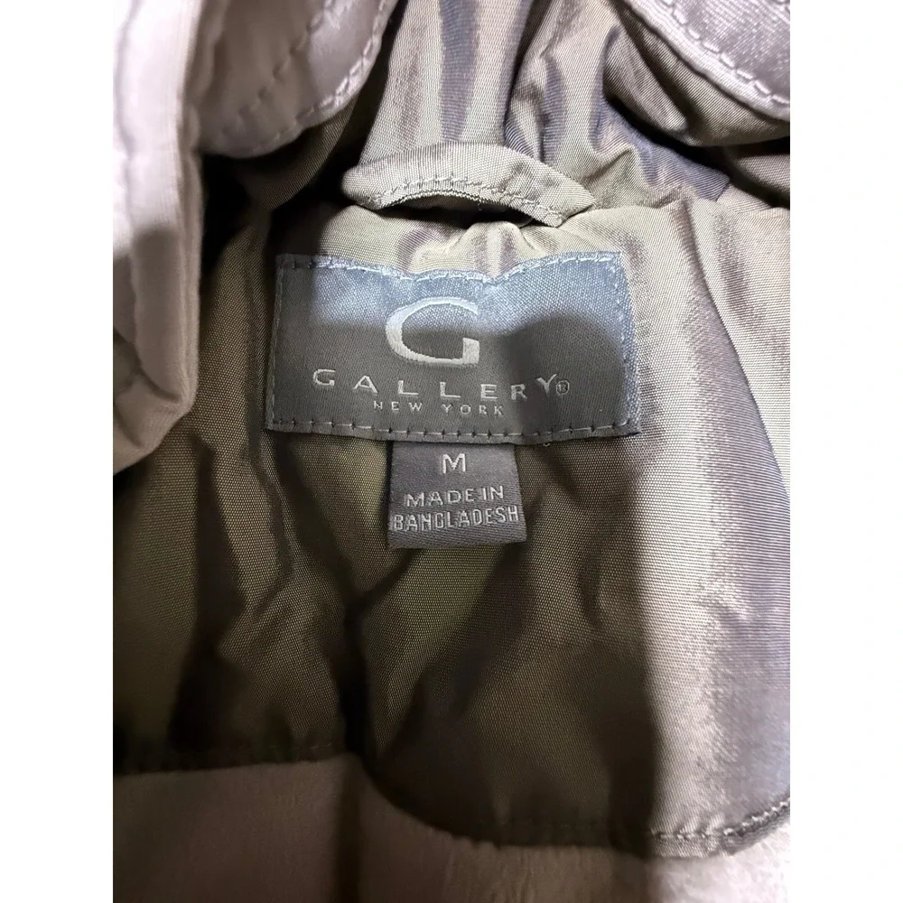 Gallery New York Women Pebble Hooded Jacket with Scarf 813675MJC Medium New‎